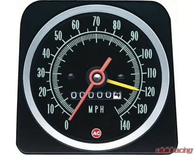 AMD 140mph Speedometer w/ Speed Warning Chevrolet Camaro 1969 - K-6492576