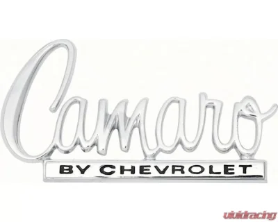 AMD "Camaro BY CHEVROLET" Trunk Emblem Chevrolet Camaro 1970 - K-8704053