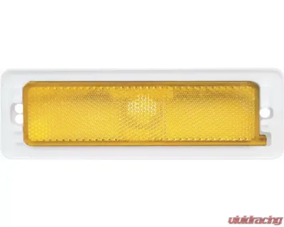 AMD Amber Front Side Marker Lamp Assemblies - Pair Chevrolet Nova 1970-1974 - K-911283