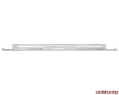 AMD Chrome Front Door Sill Plate w/ Bowtie Logo Chevrolet 1967-1972 - K-CX1920