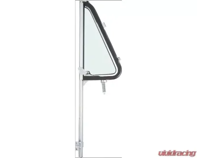 AMD LH Vent Window Assembly Chrome/Clear Glass Chevrolet | GMC 1964-1966 - K-CX4813