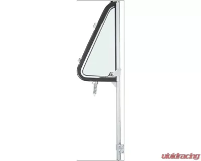 AMD RH Vent Window Assembly Chrome/Clear Glass Chevrolet | GMC 1964-1966 - K-CX4817