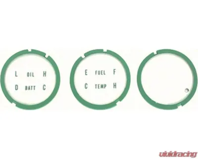 AMD Center Console Gauge Lenses - 3 Piece Set Chevrolet | Pontiac 1967 - K-K133