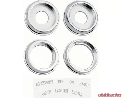 AMD Dash Bezel Set w/ Stickers Chevrolet | Pontiac 1967 - K-K150
