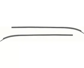 AMD Black Interior Upper Windshield Trim Moldings Chevrolet Chevy II | Nova 1962-1967