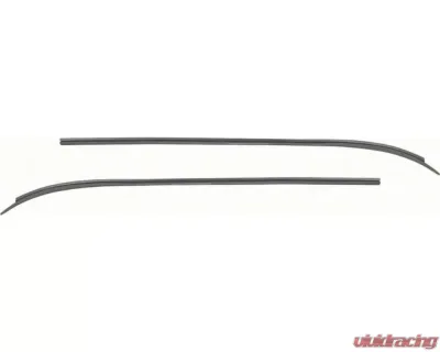 AMD Black Interior Upper Windshield Trim Moldings Chevrolet Chevy II | Nova 1962-1967 - K-K414