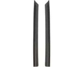 AMD Quarter Window Vertical Weatherstrips w/ Steel Spline - Pair Chevrolet Chevy II 1966-1967