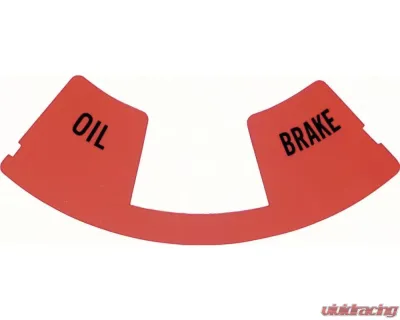 AMD Oil & Brake Warning Lamp Lens Chevrolet Camaro 1968 - K-K492