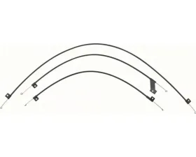 AMD Heater Control Cables - 3-Piece Set Chevrolet Camaro | Nova w/o A/C 1969-1974