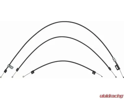 AMD Heater Control Cables - 3-Piece Set Chevrolet Camaro | Nova w/ A/C 1969-1974 - K-K573