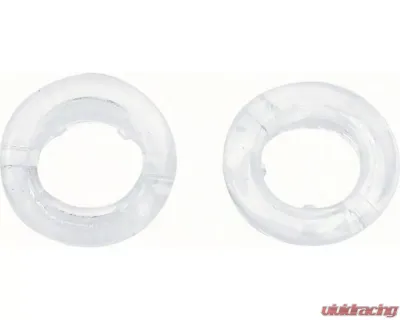 AMD Clear Plastic Lock Knob Ferrules - Pair Buick | Chevrolet | Oldsmobile | Pontiac 1967 - K-K587