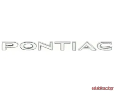 AMD "PONTIAC" Trunk Lid Emblem Pontiac Firebird 1967-1969 - K-K757