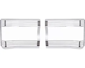 AMD Tail Lamp Bezels w/ Silver Inners - Pair Plymouth GTX | Satellite 1967