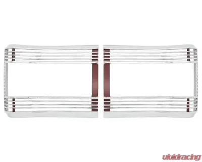AMD Tail Lamp Bezels w/ Red Inners - Pair Plymouth GTX | Satellite 1967 - K-MB2161