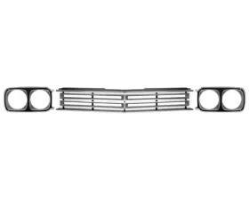 AMD Center Grille Set w/ Headlamp Bezels Plymouth Road Runner 1969