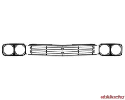 AMD Center Grille Set w/ Headlamp Bezels Plymouth Road Runner 1969 - K-MB2169