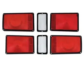 AMD Taillight & Backup Lens Set - 6pcs Dodge Charger | Super Bee 1971