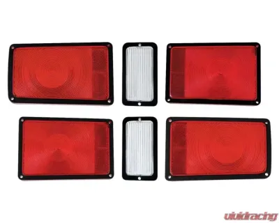 AMD Taillight & Backup Lens Set - 6pcs Dodge Charger | Super Bee 1971 - K-MB3580