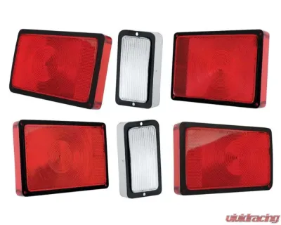 AMD Taillight & Backup Lens Set - 6pcs Dodge Charger | Super Bee 1971 - K-MB3580