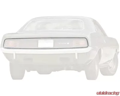 AMD Rear Body Panel Moldings - 4 Piece Set Plymouth Barracuda 1970-1971 - K-ME5062