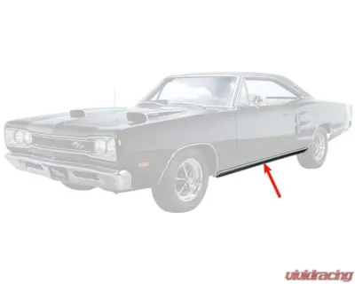 AMD Rocker Panel Molding Set Dodge B-Body 1968-1970 - K-MN1445
