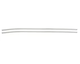 AMD Anodized Aluminum Door & Quarter Top Edge Molding Set - 4pcs Plymouth Barracuda Coupe 1970-1974