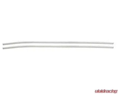 AMD Anodized Aluminum Door & Quarter Top Edge Molding Set - 4pcs Plymouth Barracuda Coupe 1970-1974 - K-MN1472