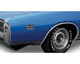 AMD Wheel Openng Moldings - 4 Piece Set Dodge Charger 1971-1972