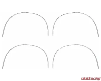 AMD Wheel Opening Moldings - 4 Piece Set Dodge Charger 1973-1974 - K-MN1485