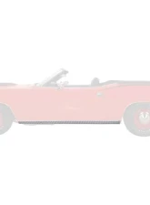 AMD Fish Gill Style Rocker Panel Moldings - Pair Plymouth Barracuda 1970                                     - K-MN1930 - Image 2