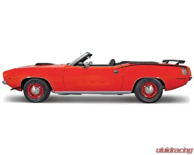 AMD Fish Gill Style Rocker Panel Moldings - Pair Plymouth Barracuda 1970 - K-MN1930