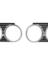 AMD Headlight Bezels - Pair Chevrolet Malibu | Chevelle | El Camino 1965                                     - P-9565CHB - Image 2