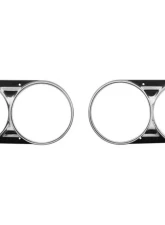 AMD Headlight Bezels - Pair Chevrolet Malibu | Chevelle | El Camino 1966                                     - P-9566CHB - Image 2