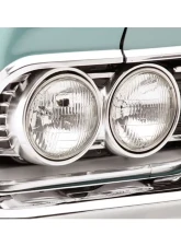 AMD Headlight Bezels - Pair Chevrolet Malibu | Chevelle | El Camino 1966                                     - P-9566CHB - Image 2