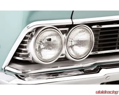 AMD Headlight Bezels - Pair Chevrolet Malibu | Chevelle | El Camino 1966 - P-9566CHB