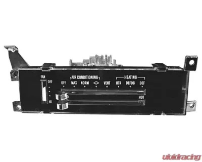 AMD Heater & A/C Control Assembly Chevrolet 1971-1972 - P-CH25793