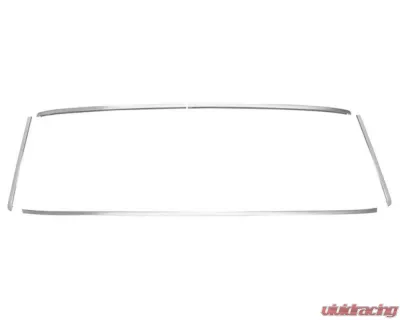 AMD Rear Window Moldings - 5 Piece Set Chevrolet Malibu | Chevelle Coupe 1964-1965 - P-CH26312