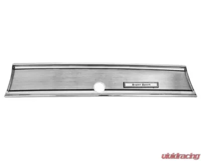 AMD Chrome "Super Sport" Script Glove Box Insert Chevrolet Chevelle | Malibu 1967 - P-CH29099