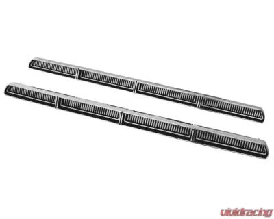 AMD Hood Inserts - Pair Chevrolet Malibu | Chevelle | El Camino 1966 - P-H887258