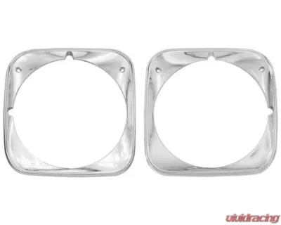 AMD Headlamp Bezels - Pair Chevrolet Malibu | Chevelle | El Camino 1971 - P-HLB7101