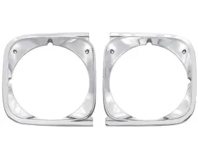 AMD Headlamp Bezels - Pair Chevrolet Malibu | Chevelle | El Camino 1972
