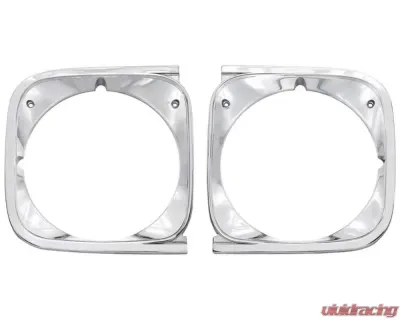 AMD Headlamp Bezels - Pair Chevrolet Malibu | Chevelle | El Camino 1972 - P-HLB7201