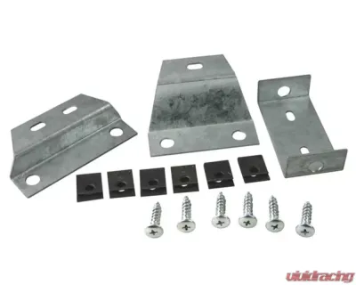 AMD 4-Speed Console Mounting Brackets - 3pc Set Chevrolet Malibu | Chevelle | El Camino 1966-1967 - P-KM02014