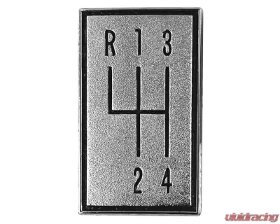 AMD 4-Speed Shift Plate Emblem w/ Console Chevrolet Malibu | Chevelle | El Camino 1966-1967 - P-SPP4579