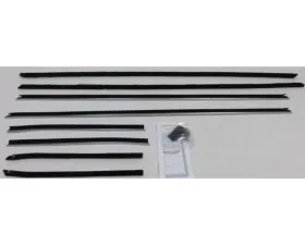 AMD Inner & Outer Window Felts - 8pcs Chevrolet Camaro Coupe w/ Deluxe Interior 1968