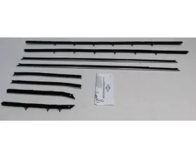 AMD Inner & Outer Window Felts - 8pcs Chevrolet Camaro Convertible 1968-1969