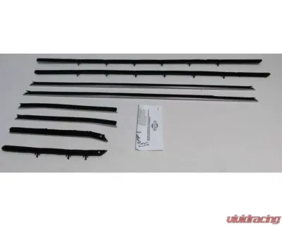 AMD Inner & Outer Window Felts - 8pcs Chevrolet Camaro Convertible 1968-1969 - R-CA162A