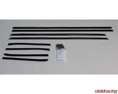 AMD Inner & Outer Window Felts - 8pcs Chevrolet Camaro Convertible 1968 - R-CA163A