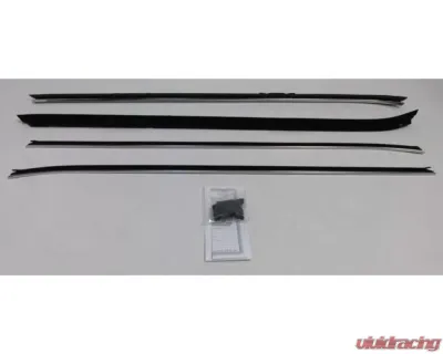 AMD Inner & Outer Window Felts - 4pcs Chevrolet Camaro w/o Special Belt Molding 1970-1981 - R-CA165A