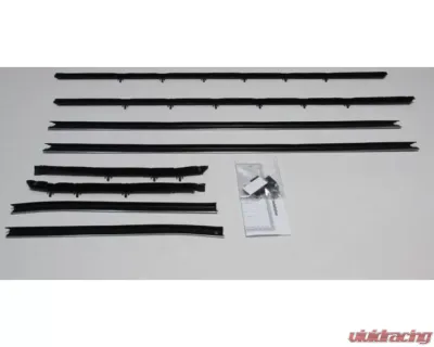 AMD Inner & Outer Window Felts - 8pcs Chevrolet Camaro Coupe 1968-1969 - R-CA166A